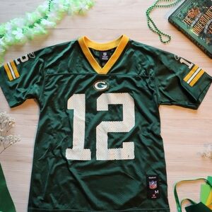 Reebok Green Kids Football Jersey